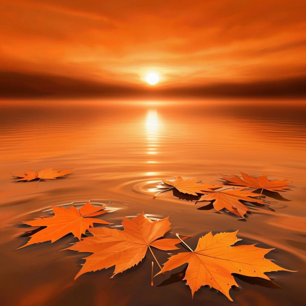 Символика оранжевого цвета в эзотерике. Иллюстрация сгенерирована нейросетью