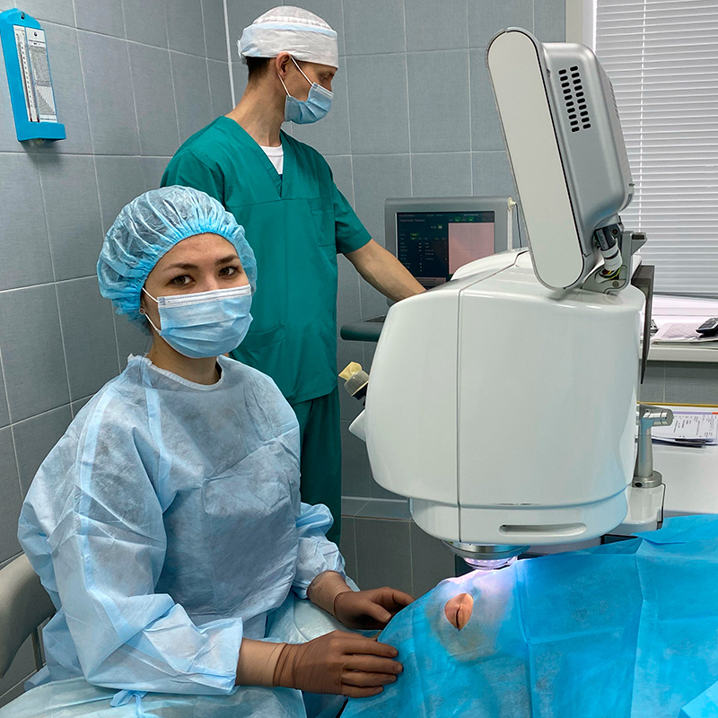 Анна Евгеньевна Терентьева, кандидат медицинских наук, врач-офтальмолог первой квалификационной категории отделения рефракционно-лазерной хирургии Чебоксарского филиала ФГАУ «НМИЦ «МНТК «Микрохирургия глаза» им. акад. С.Н. Фёдорова» Минздрава России.