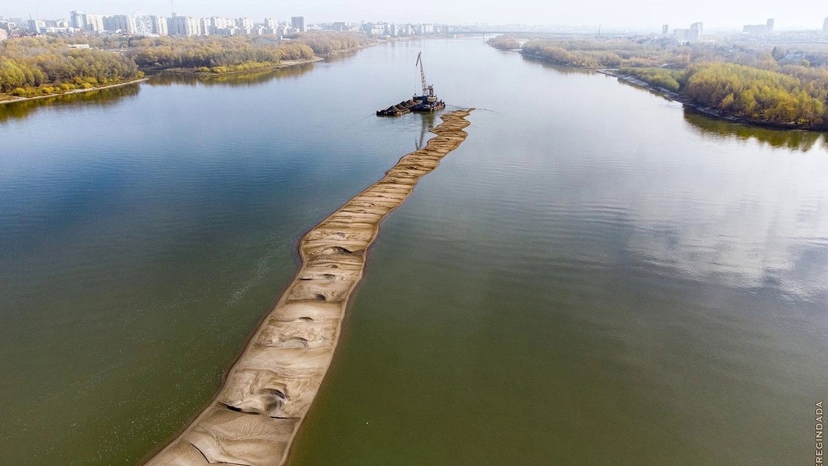 Куриный остров на Иртыше в 2022 году