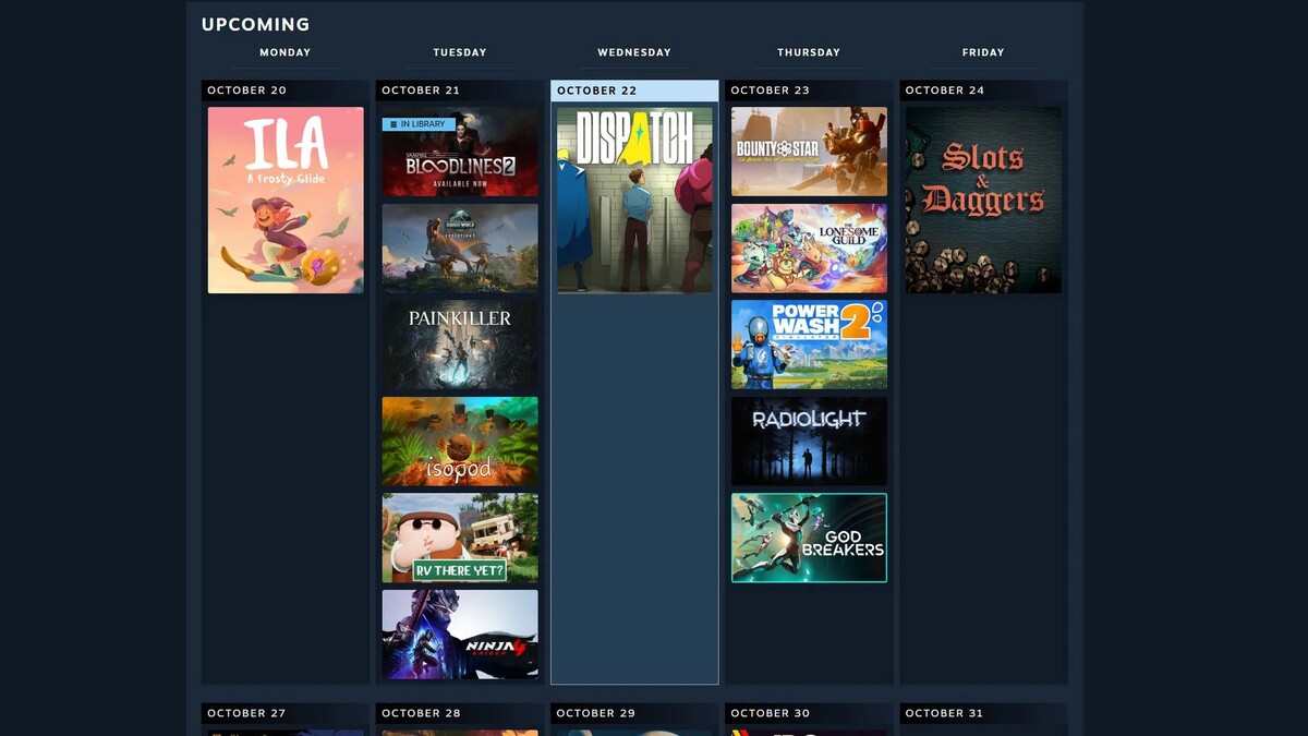    Виртуальный советчик. В Steam появился персональный календарь релизов
