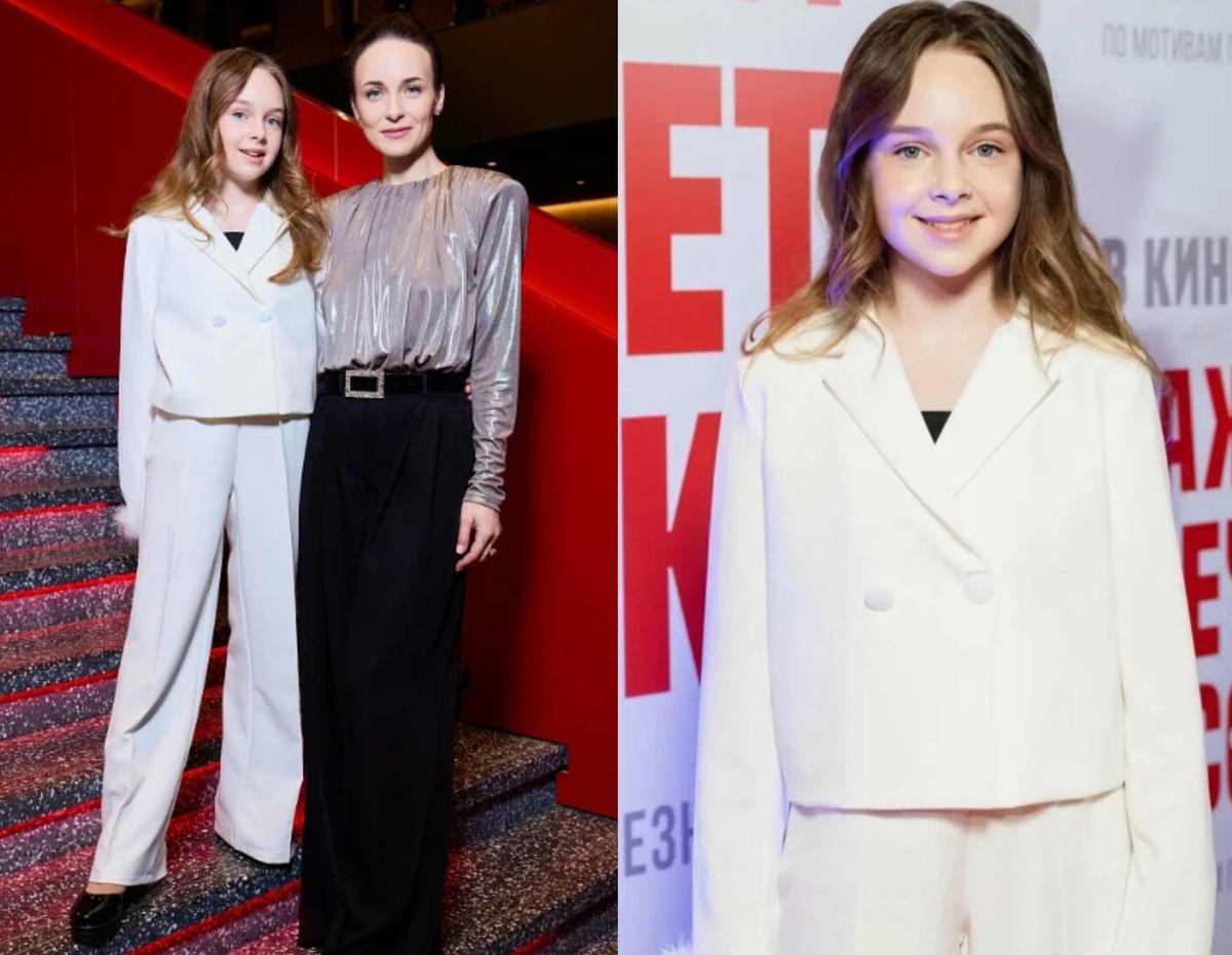 на фото Анна Снаткина с дочкой Вероникой