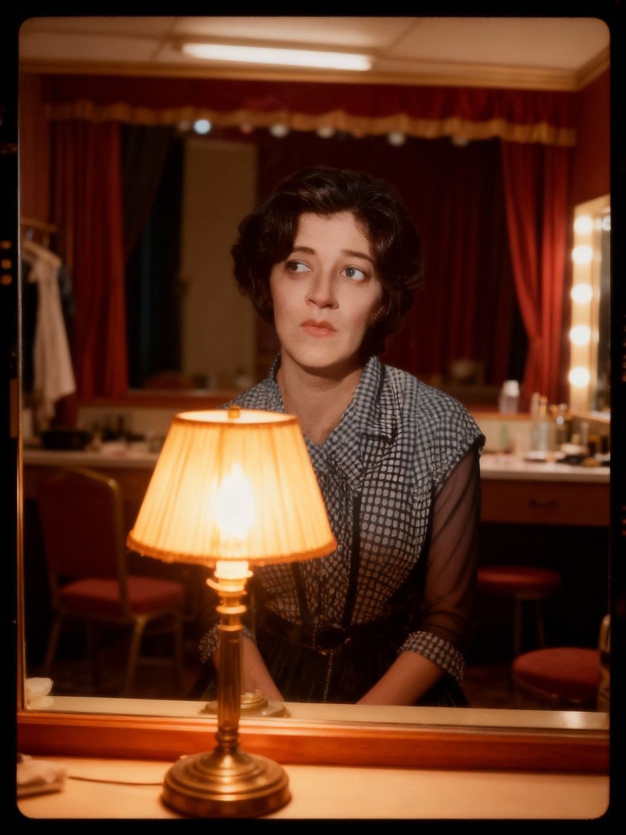 За кулисами — тишина, в зеркале — правда, рассказанная с иронией.