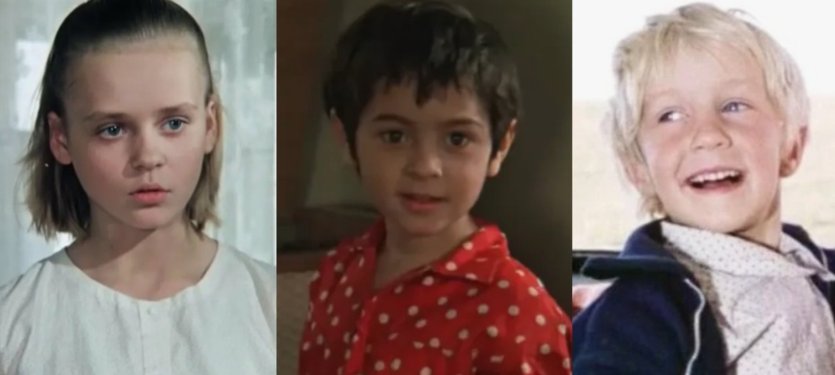 на фото Ирина Иванова, Михаил Бузылев-Крэцо и Петр Крылов в детстве