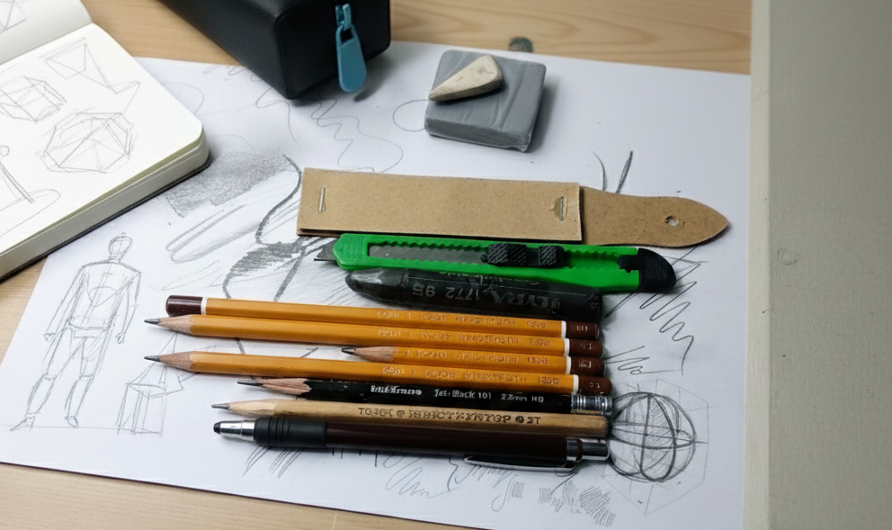 Мои материалы для урока рисунка