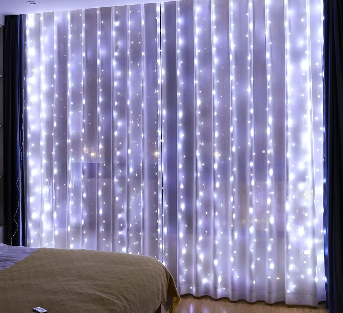 Гирлянды-занавесы, которые хотел улучшить Руслан