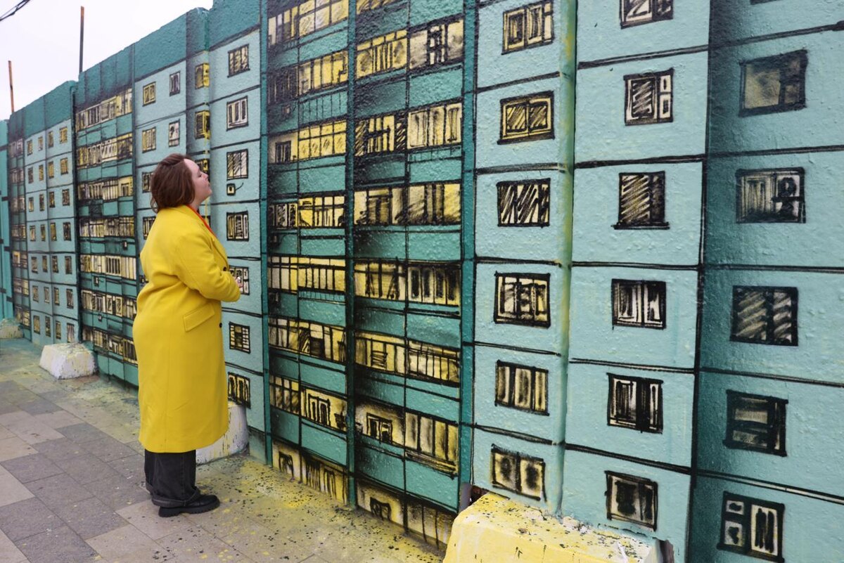 Такой панельный дом найдётся в любом спальном районе. @Eлена Купцов