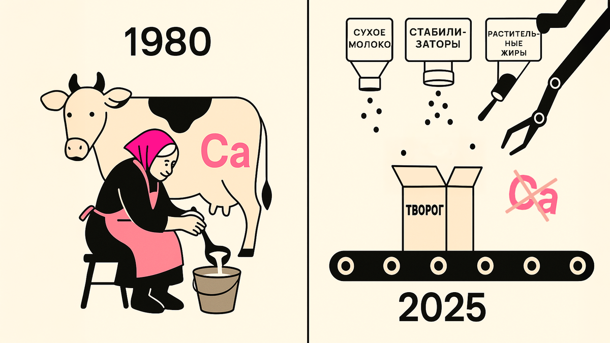 От ведра до конвейера: где потерялся кальций