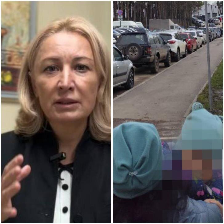    Фотоколлаж. Слева Милана Скоробогатова, справа мама несет ребенка на руках
