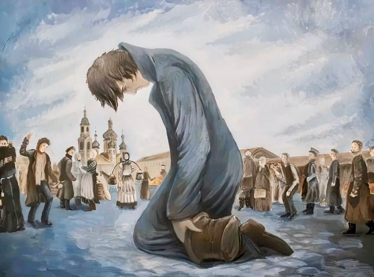 Тот самый Раскольников Достоевского. Картинка из сети