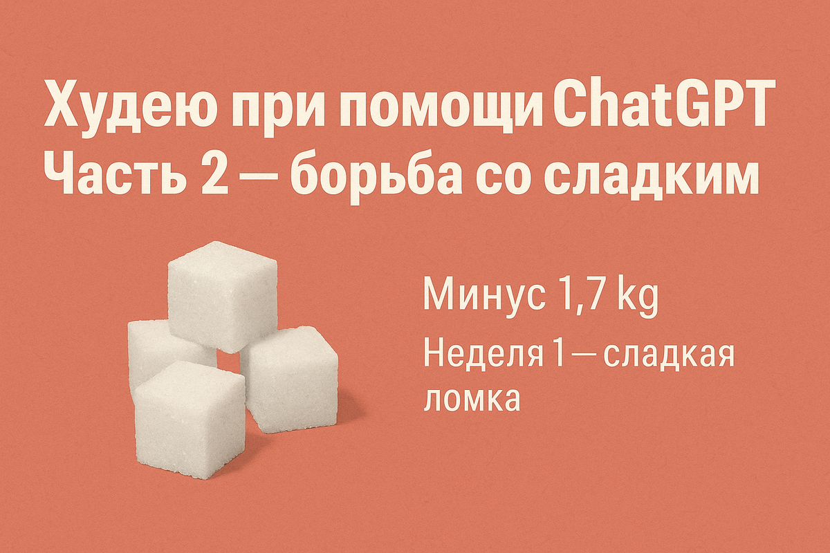 Борьба с сахаром при похудении. Тяжело но не сдаюсь.