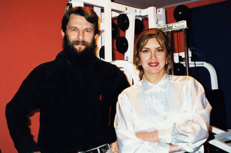 Вера Сотникова с первым мужем Юрием Никольским. Фото: Pinterest