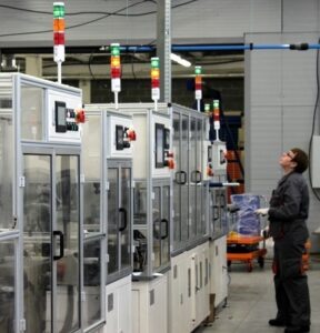 Рис. 1 – Автоматизированный контроль в сборочной линии (подшипниковое производство)