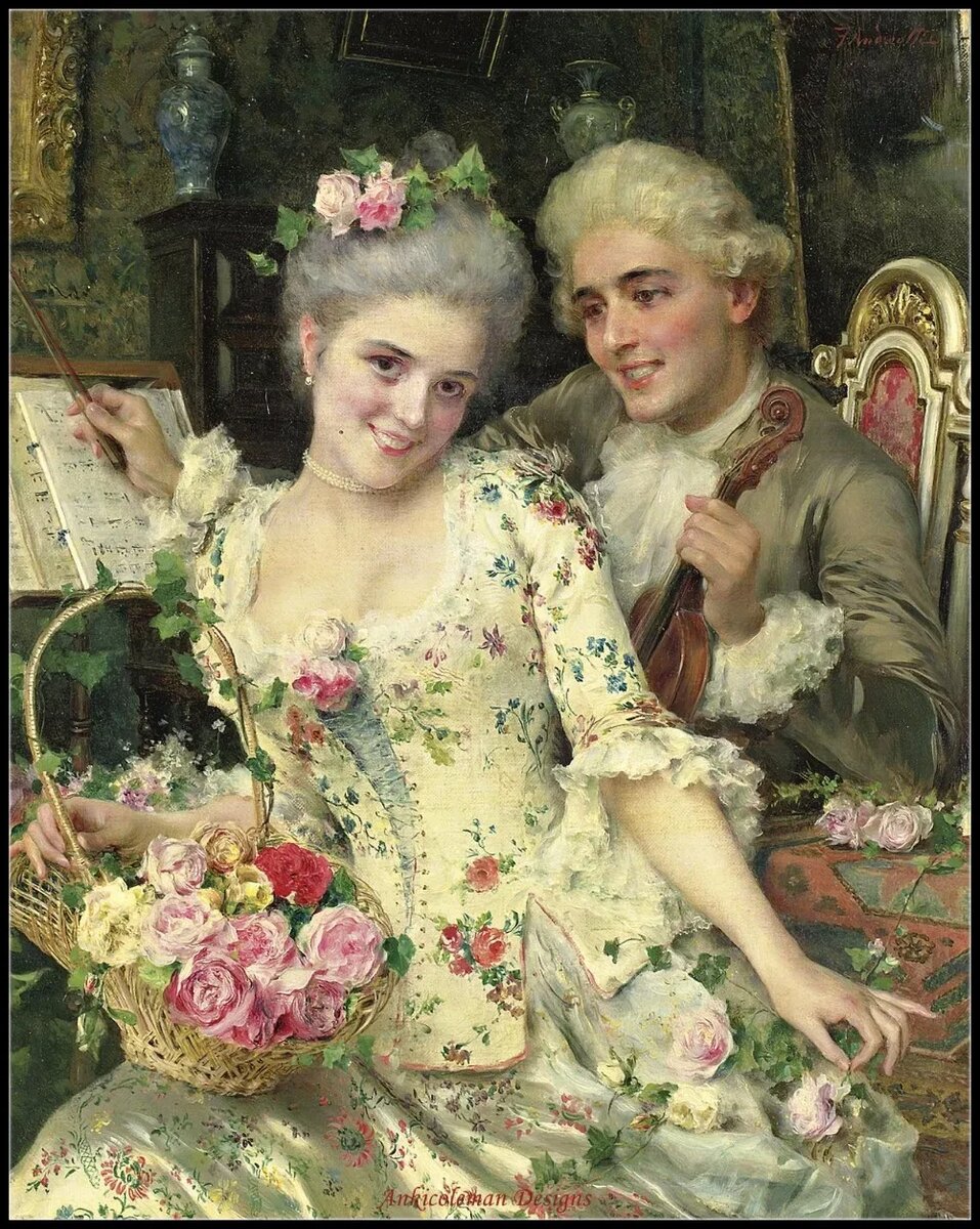 Итальянский художник Федерико Андреотти (1847-1930)