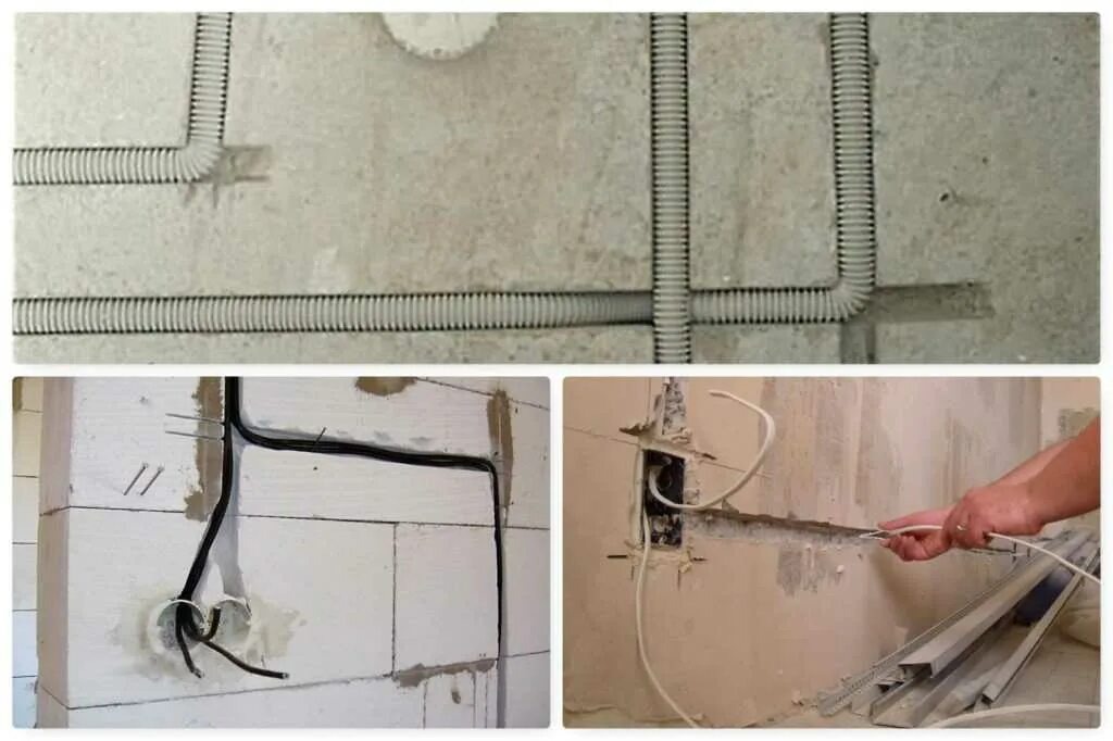 Самым эффективным и эстетичным решением, безусловно, является скрытая проводка. 