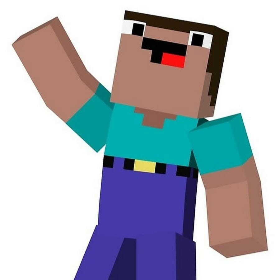 если что, это изображение нуба из Minecraft. Просто так принято изображать нубов, когда их изображают. Базовый скин у них другой.