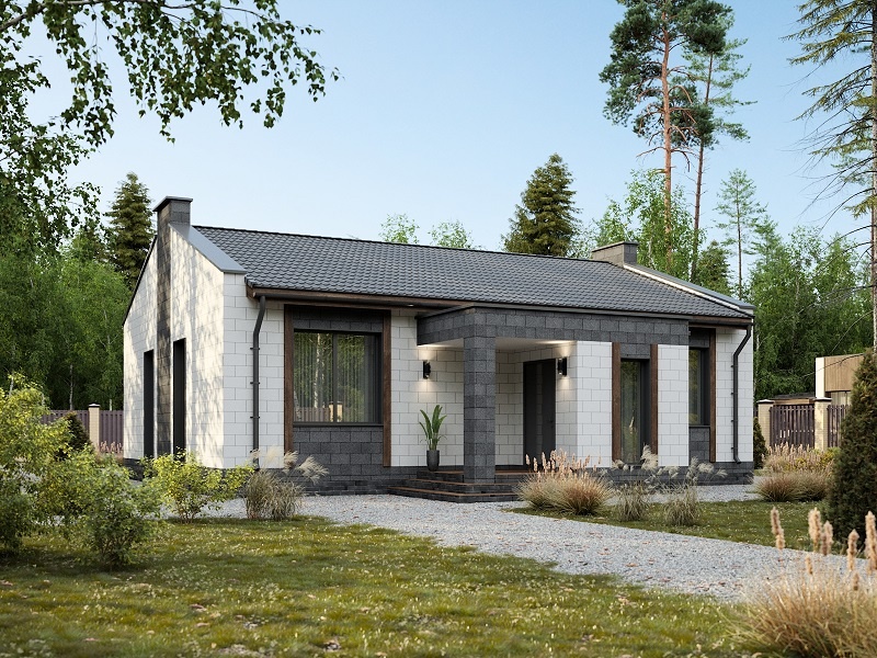 Дом из блока 030 https://wood-house.su/projects/dom-iz-bloka-030/