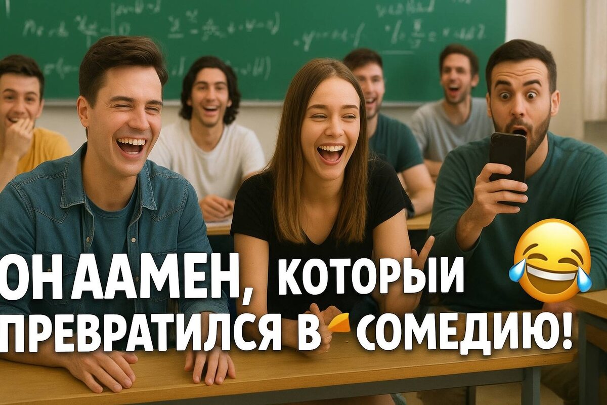 😅 Он решил списать… и все в шоке! 🤣📖