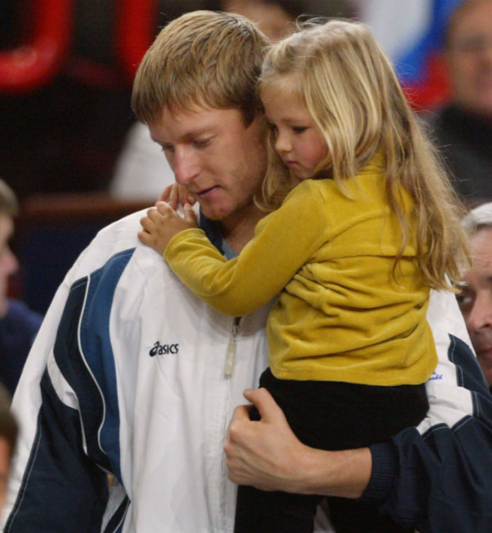 Алеся Кафельникова с отцом