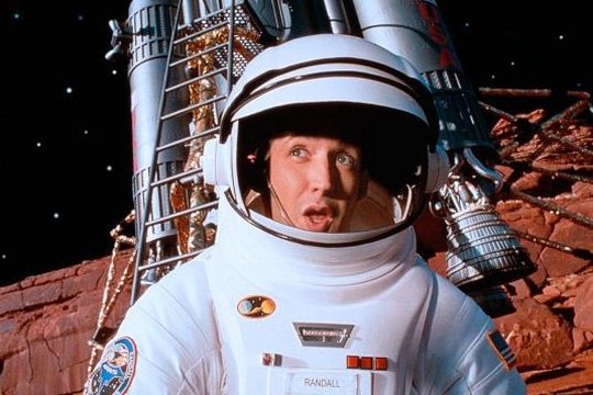 Кадр из американского фильма «Человек-ракета»