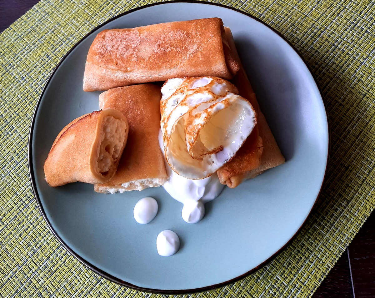 блины фаршированные