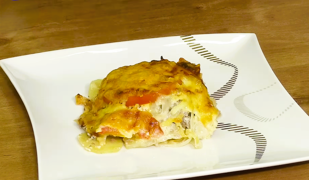 Картофельная запеканка с фаршем