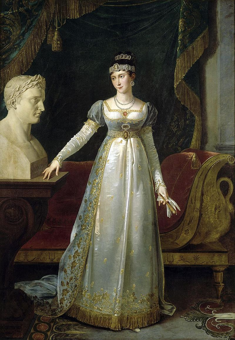 «Полина Бонапарт» Робера Лефевра. https://fr.wikipedia.org/wiki/Pauline_Bonaparte