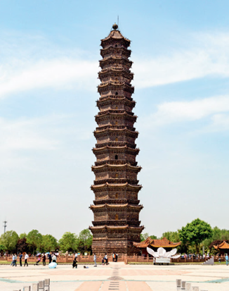 Пагода Тэта (Железная пагода). 1049 год. Династия Сун (960–1279). Кайфын. Провинция Хэнань. Китай