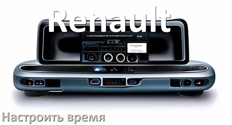 
Как в магнитоле Renault настроить время в Андроид