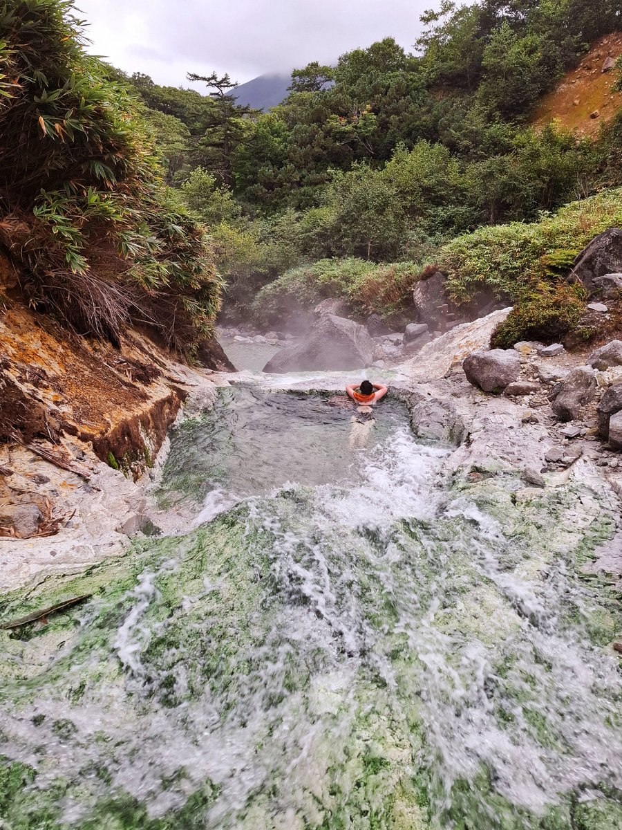 Остров Итуруп, Кипящая речка. Фото автора.