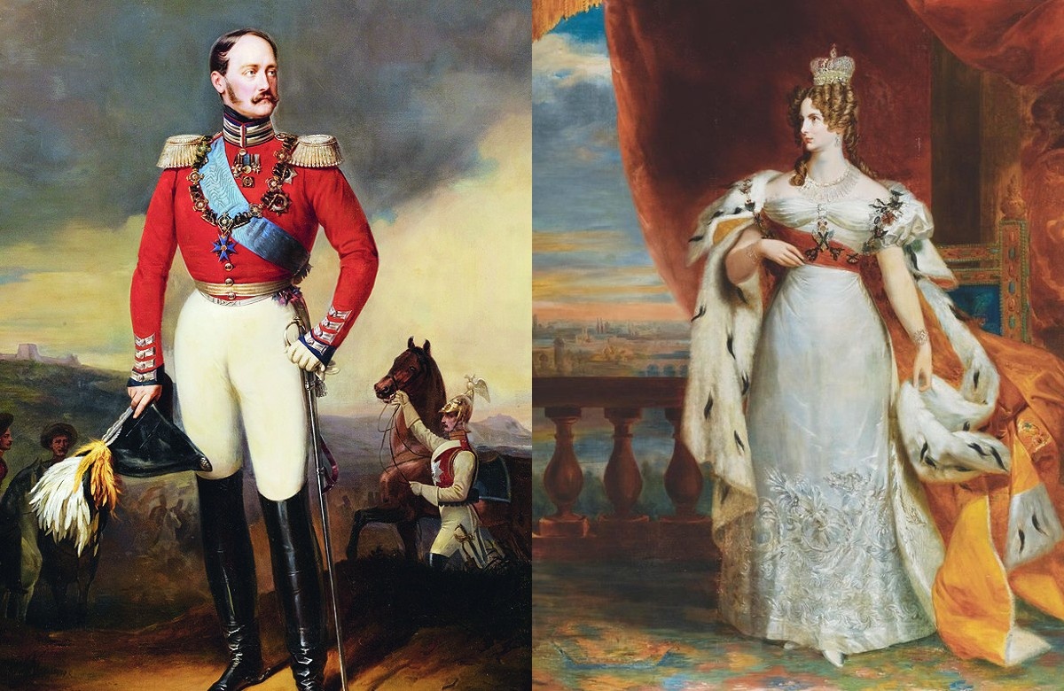 Император Николай I и Александра Федоровна