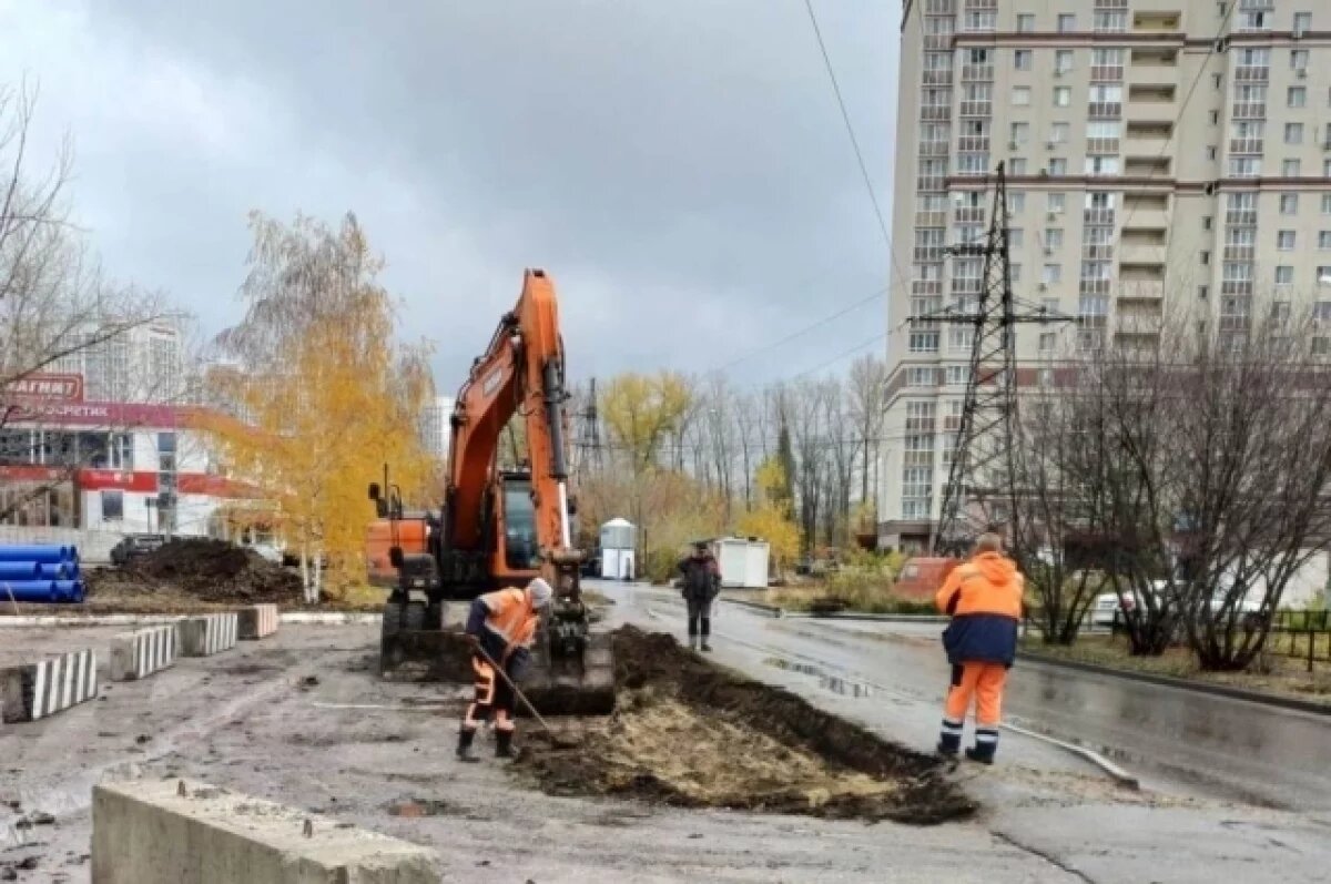    В Пензе начали строить магистральный водопровод на ул. Ново-Казанской