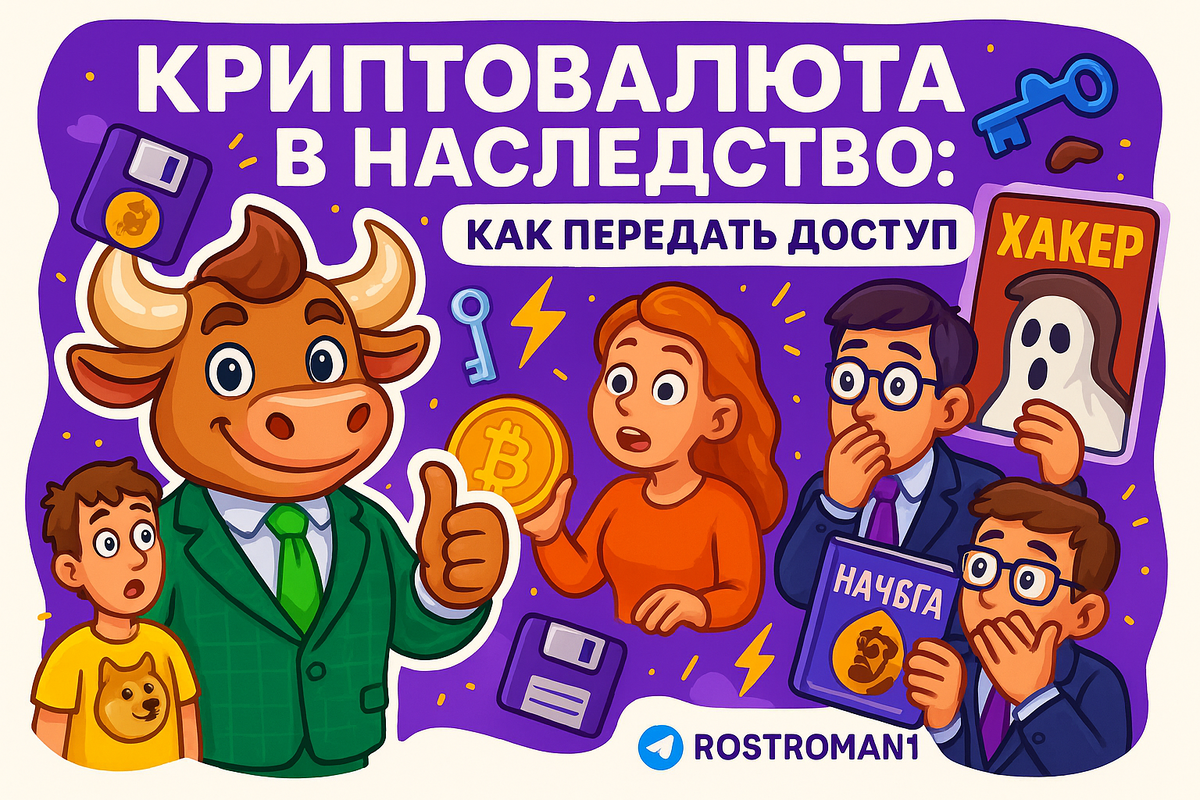    Криптовалюта в наследство: 7 фатальных ошибок, из-за которых ваши биткоины исчезнут РоСТ | Роман о Системном Трейдинге