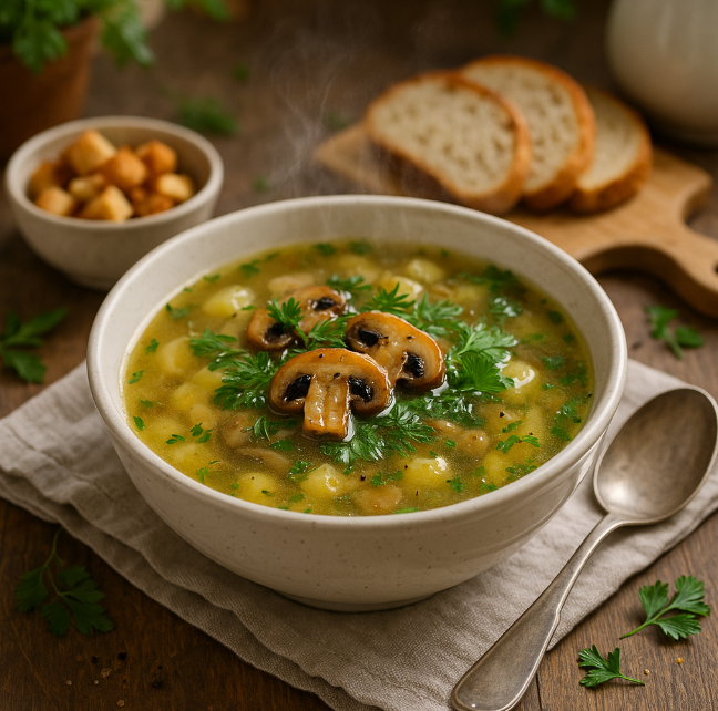 Грибной суп без мяса рецепты от Дарики