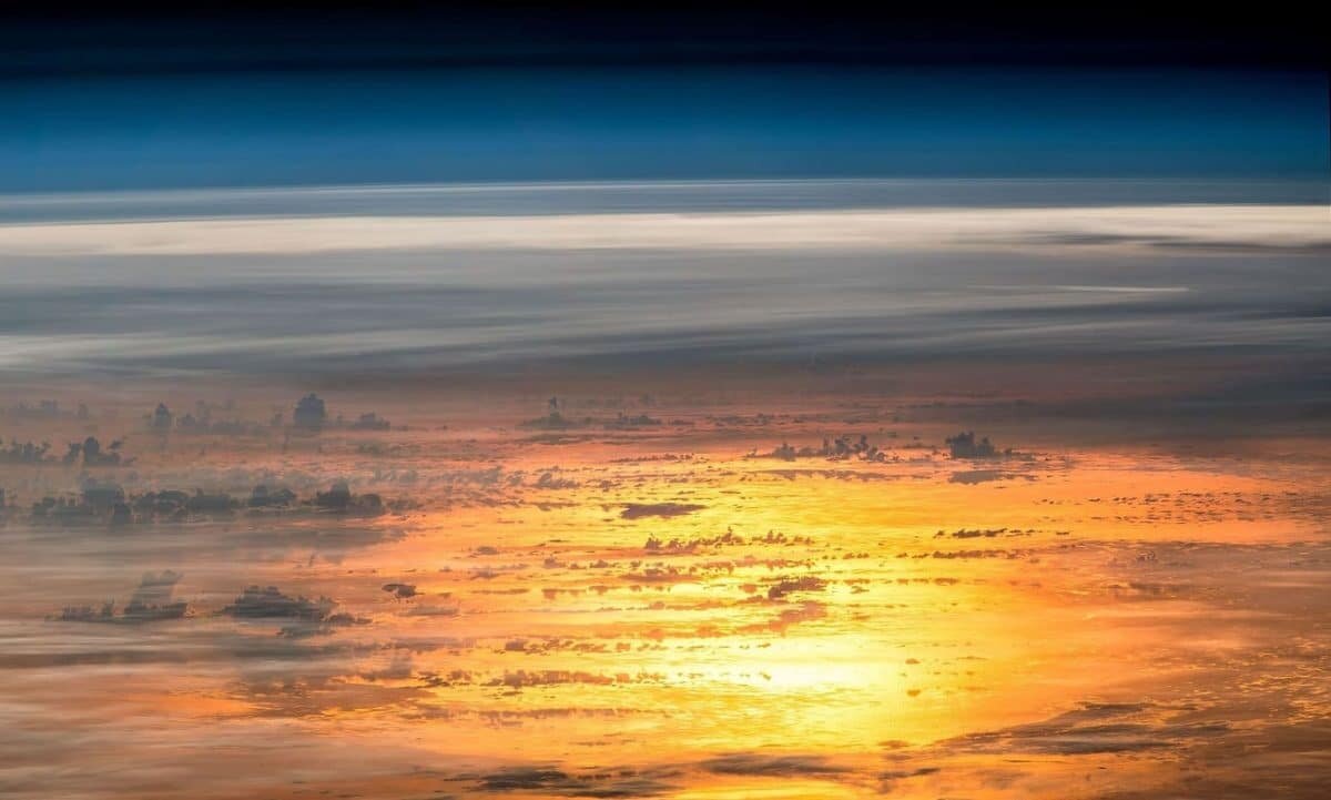    Закат над Землей, вид с борта Международной космической станции / © NASA/Jeff Williams