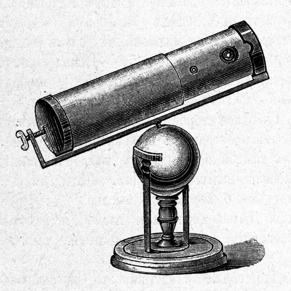 Первый зеркальный телескоп И. Ньютона