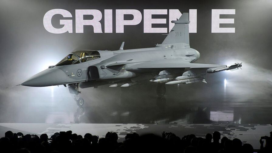    Презентация истребителя Saab JAS 39 Gripen E в Линчёпинге, 2016 год / Anders Wiklund/TT News Agency via Reuters