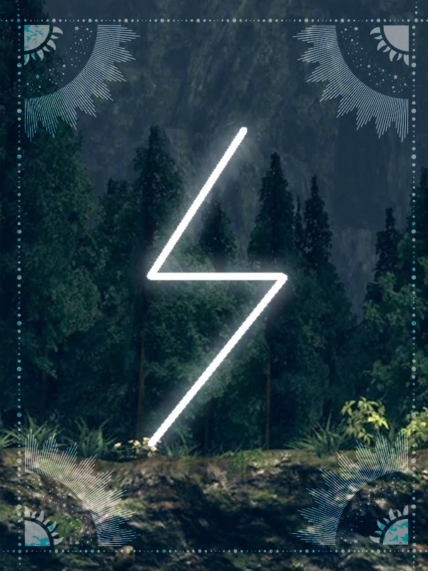 Знак разряда молнии!!!