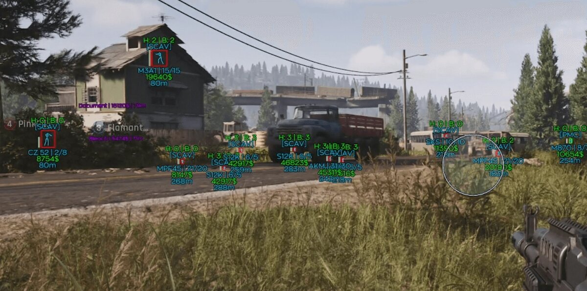 Скриншот для чита GHOST в игре Arena Breakout