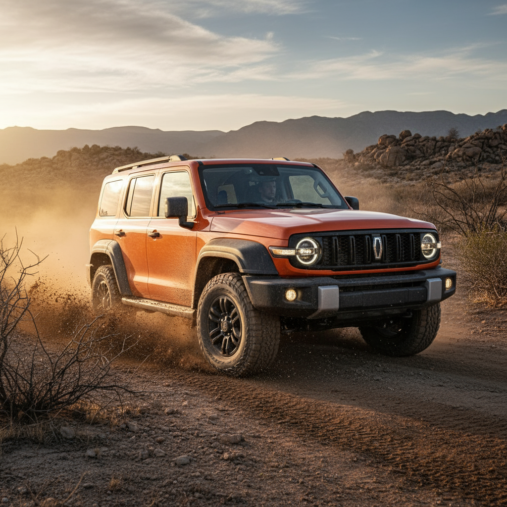 Внедорожник Tank 300 на бездорожье