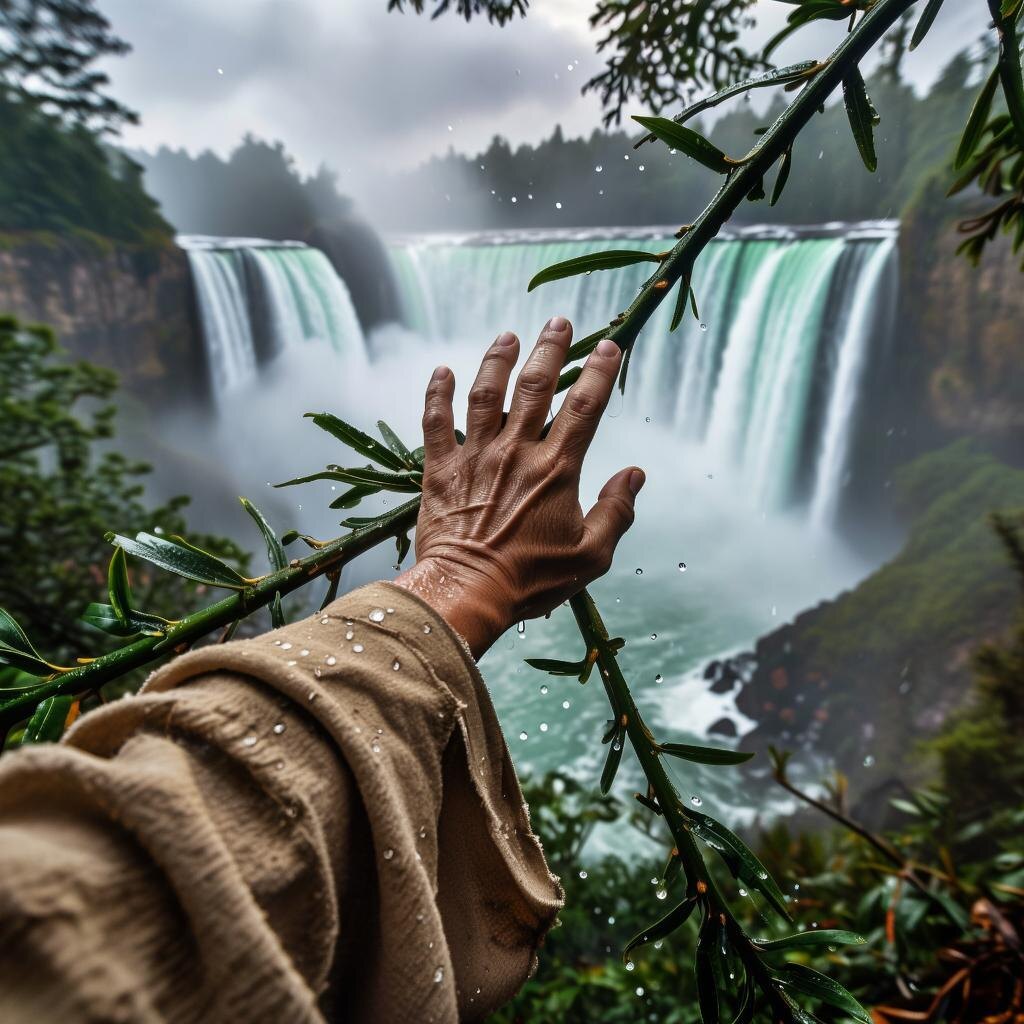 Луи Энпен впервые видит Ниагарский водопад, 1678 год. Гимн стихийной, неодушевлённой и оттого совершенной силе