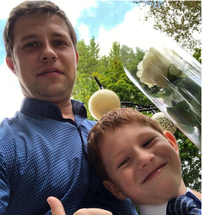 Муж и сын Екатерины Астаховой