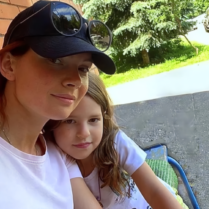 Екатерина Астахова с единственной дочкой