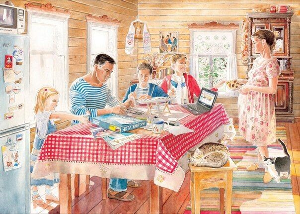 С. Заболоцкий "Семейное счастье"