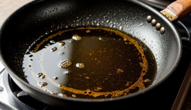    Куда сливаю остатки масла со сковороды после жарки: об этом должен знать каждый
