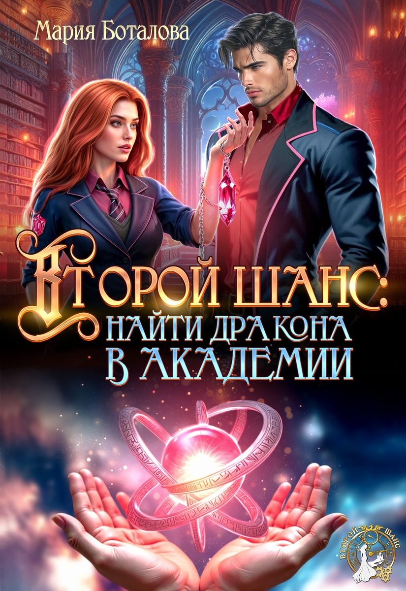 Обложка книги Второй шанс: найти дракона в академии