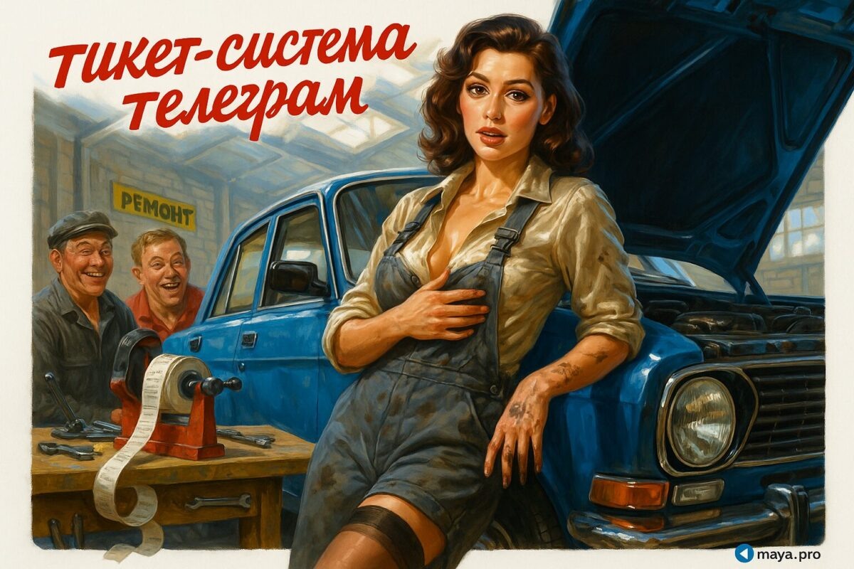    Тикет-система поддержки внутри Telegram бота Артур Хорошев