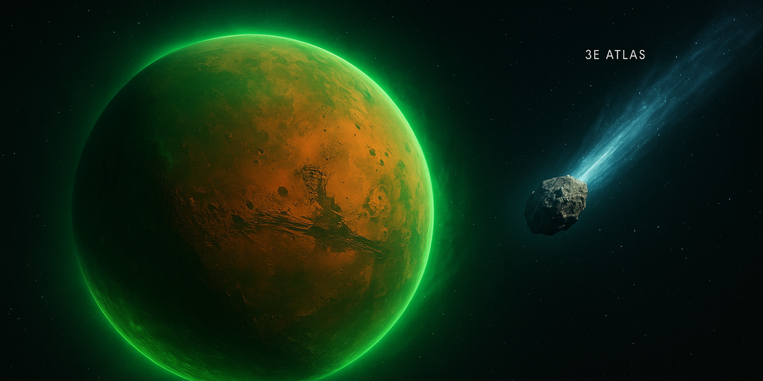 Марс вспыхнул зелёным светом: учёные не могут объяснить, что это было