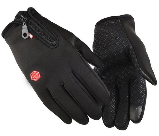 Зимние перчатки с сенсорными кончиками