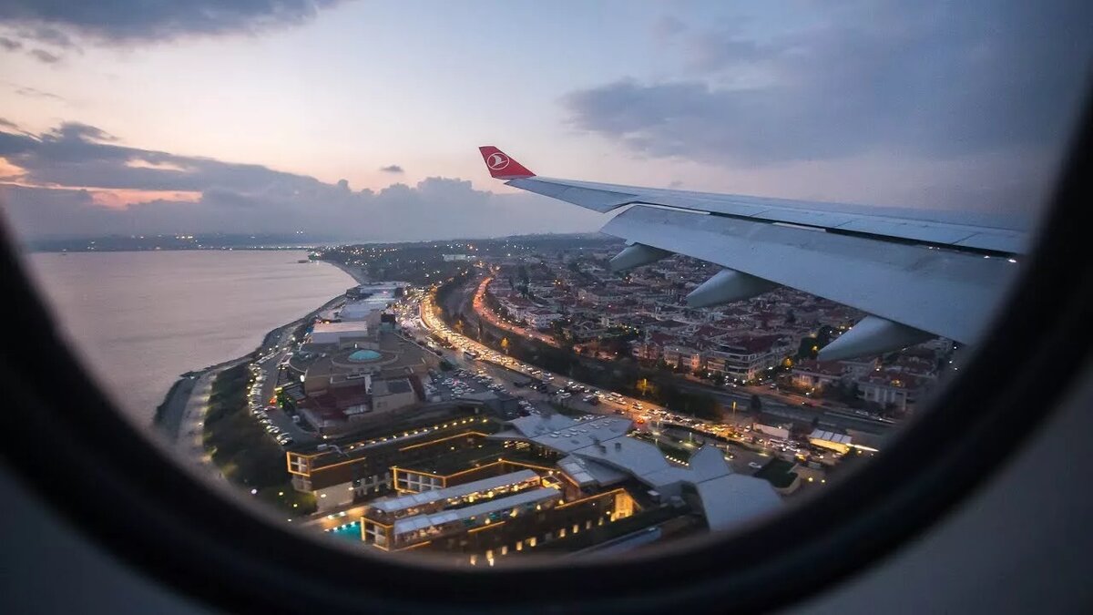 На подлете к Стамбулу