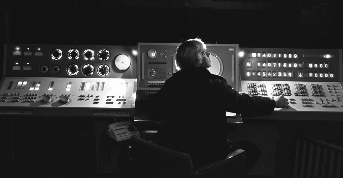 Центральный пульт управления телескопом БТА в 70-е годы